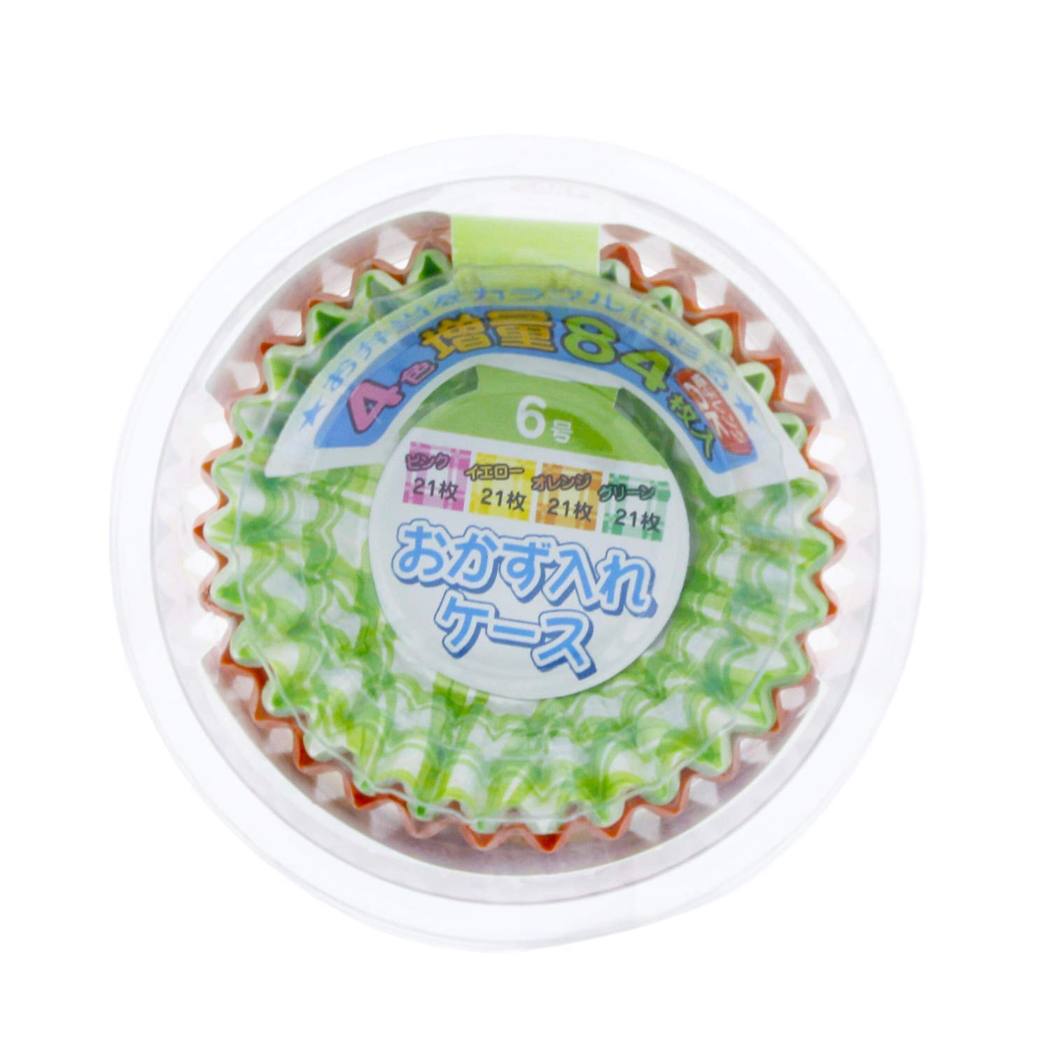 Amazon｜全家協(Zenkakyo) おかずカップ ピンク、イエロー、グリーン